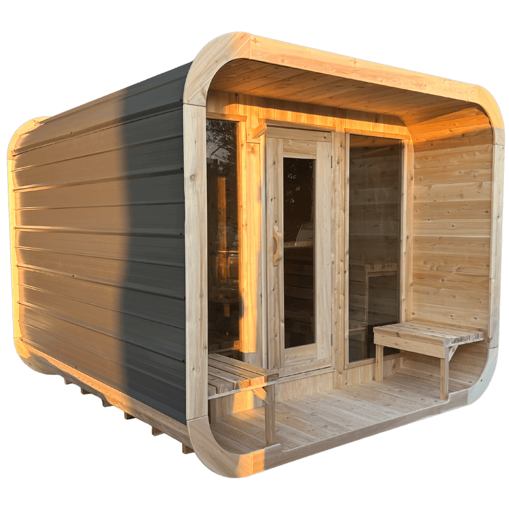 Sauna Central Luna 8×8 + Porch